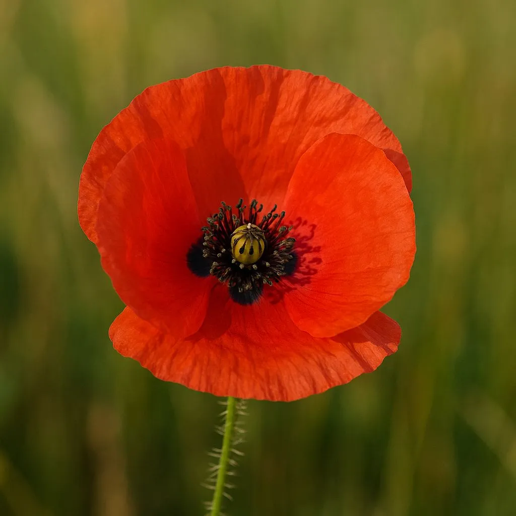 Vlčí mák jako symbol - váleční veteráni Lipno
